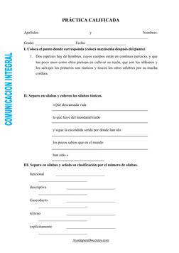 PRÁCTICA CALIFICADA
Apellidos
 
y
 
Nombres:
_______________________________________________________________
Grado: _________