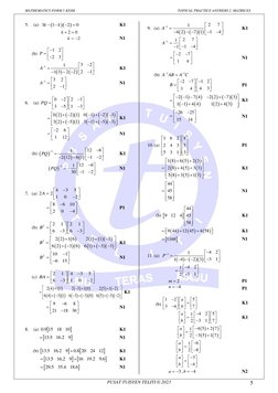 Form 5 Mathematics Practice Answers | PDF | Deductible | Insurance