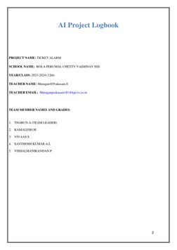 Class 12 AI Project Logbook | PDF | Artificial Intelligence ...