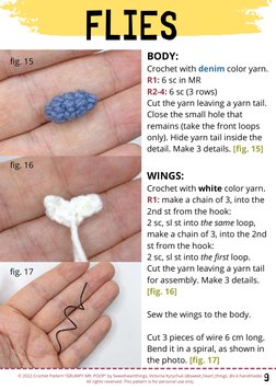 Grumpy Mr. Poop Crochet Pattern | PDF | Crochet | Yarn