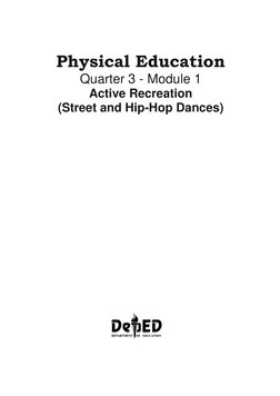 Physical Education: Quarter 3 - Module 1 | PDF | Physical Fitness | Dances