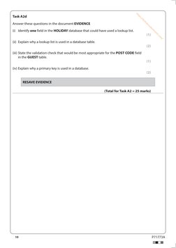 Edexcel IGCSE ICT Paper 2 Overview 2023 | PDF | Spreadsheet | Databases