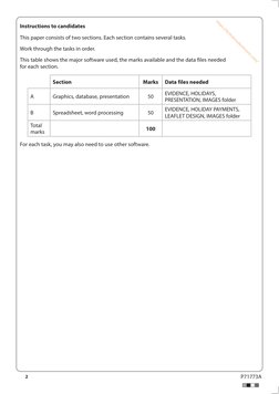 Edexcel IGCSE ICT Paper 2 Overview 2023 | PDF | Spreadsheet | Databases