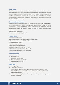 Tancy Instrument TEC-II Electronic Volume Corrector | PDF | Flow Measurement | Sensor