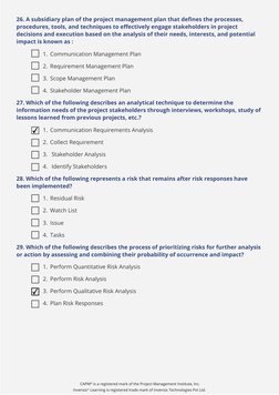 CAPM® is a registered mark of the Project Management Institute, Inc. 
Invensis® Learning is registered trade mark of Invensi