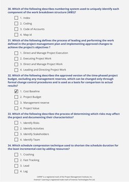 CAPM® is a registered mark of the Project Management Institute, Inc. 
Invensis® Learning is registered trade mark of Invensi