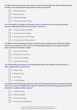 CAPM® is a registered mark of the Project Management Institute, Inc. 
Invensis® Learning is registered trade mark of Invensi