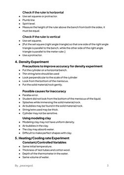 IGCSE Physics ATP Experiment Notes | PDF | Home & Garden
