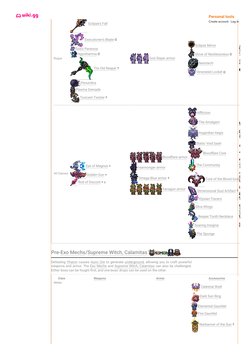 Calamity Class Setups Post-Moon Lord Class Setups Guide | PDF