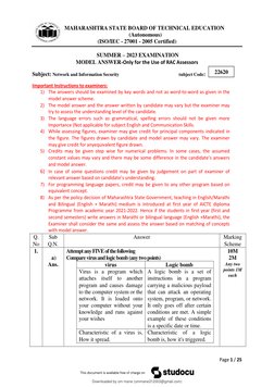 22620 Network Security Model Answers | PDF | Information Security ...