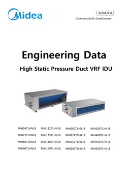 Midea V8 VRF Indoor Units Specifications | PDF | Pipe (Fluid Conveyance ...