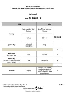 General Biology 2 Curriculum Guide | PDF | Evolution | Genetics