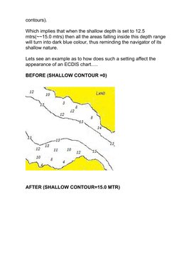 Setting ECDIS Safety Parameters | PDF | Contour Line