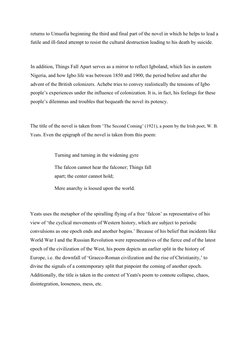 Cultural Conflict in Things Fall Apart | PDF