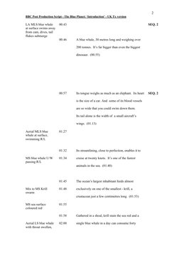 Blue Planet: Introduction Script | PDF | Whales | Sea