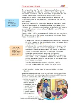 Cuento para el Primer Día de Clases | PDF | Aprendizaje | Evaluación
