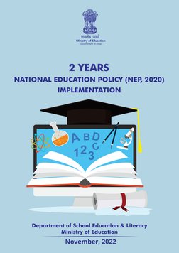 1
2 YEARS 
 OF NEP 2020
