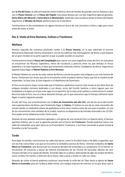 Classification : Internal 
por la Via del Corso, la calle principal del centro histórico, llena de tiendas de grandes mar