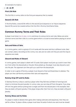 Rummy Game Rules Explained | PDF | Rummy | Tabletop Games