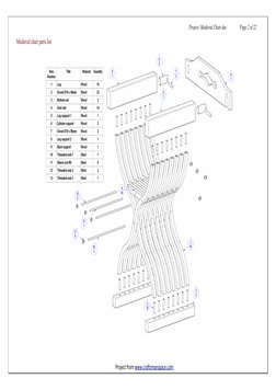 Project: Medieval Chair.doc                Page 2 of 22
Medieval chair parts list
             Project from www.craftsmanspac