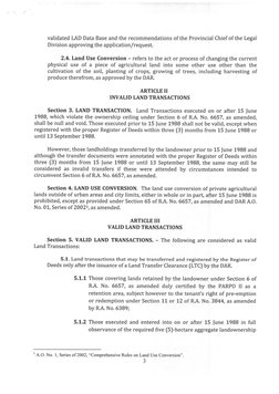 DAR Administrative Order No 04 Series of 2021 | PDF