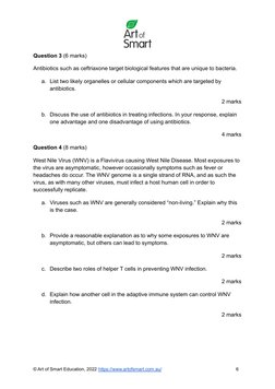 VCE Biology Unit 4 AOS 1 Practice SAC | PDF | Immune System | Antigen