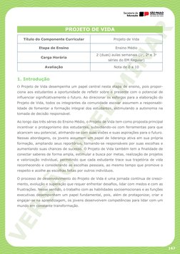 Ementa do Projeto de Vida 2024 | PDF | Aprendizado | Pedagogia