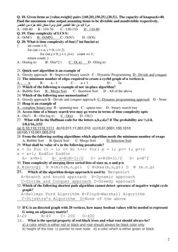 Algorithm Exam Questions & Answers | PDF | Theoretical Computer Science ...