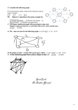 Algorithm Exam Questions & Answers | PDF | Theoretical Computer Science ...