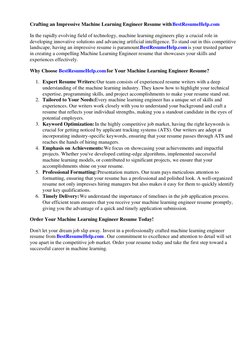Crafting an Impressive Machine Learning Engineer Resume with BestResumeHelp.com (https://Machine-Learning-Engineer-Resume.Bes