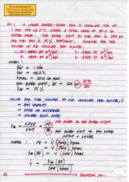 Fan and Blower Formulas Explained | PDF | Pressure | Horsepower