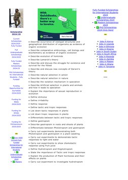 Describe occurrence of vestigial structures and
geographical distribution of organisms as evidence of
organic evolution
Descr