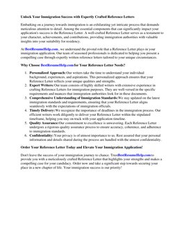 Unlock Your Immigration Success with Expertly Crafted Reference Letters
Embarking on a journey towards immigration is an exhi