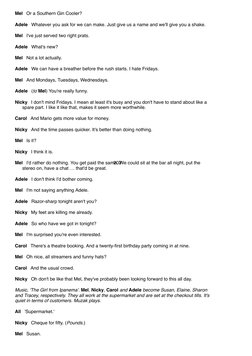 Shakers Script Context Shakers Act 1 | PDF | Mystery, Thriller & Crime Fiction