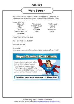 Super Teacher Word Search Puzzle | PDF | Word Search | Puzzles