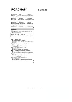 Roadmap B1 U2 | PDF