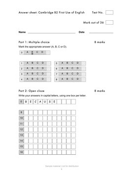 B2 First Use of English Practice Tests | PDF | Virtual Reality ...