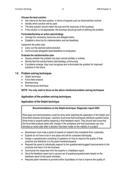 Grade 12 Creative Thinking & Problem Solving | PDF | Creativity ...
