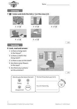 Beehive 2 Unit 9 Test | PDF | Interior Design | Home