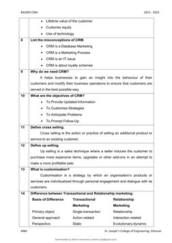 CRM Lecture Notes for MBA Students | PDF | Customer Relationship ...