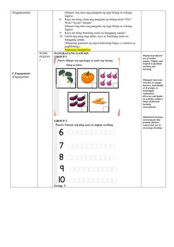 Annotated Kindergarten Lesson Plan | PDF | Learning | Lesson Plan