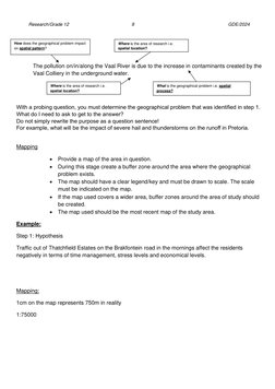 Grade 12 Geography Research Task 2024 | PDF | Geography | Data