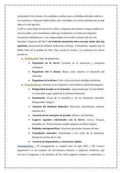 rechazaban la fe cristiana o la aceptaban a medias, pues se hallaban aferrados todavía a
sus creencias y religiones tradicion