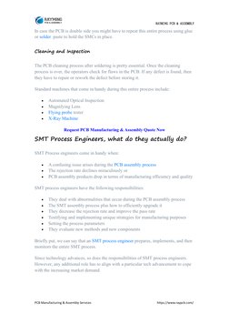 Overview of the SMT Process | PDF | Printed Circuit Board | Electrical ...