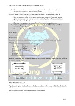 LEBOGANG TUTORIAL-SEROWE 77862144/75862144/72713872 
 
 
Page 6  
3) Human error- failure to read or interpret the printed sc