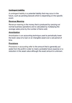 Understanding Contingent Liabilities | PDF