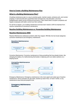 Building Maintenance Plan Guide | PDF