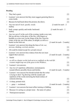 Cambridge Primary English 4 Test Answers | PDF | English Language ...