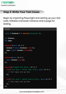 Playwright Testing: Step-by-Step Guide | PDF