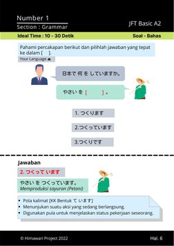 Latihan Soal JFT Basic A2 PDF | PDF